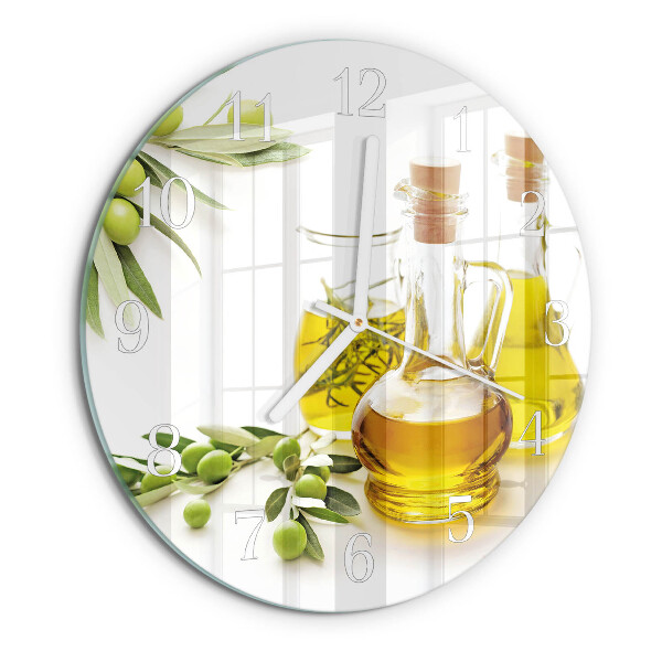 Reloj de pared redondo Aceite