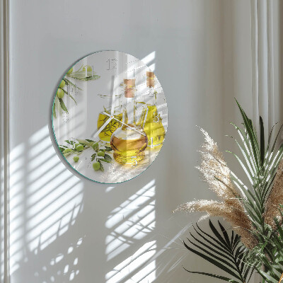 Reloj de pared redondo Aceite