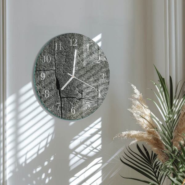 Reloj de pared redondo Piedra natural