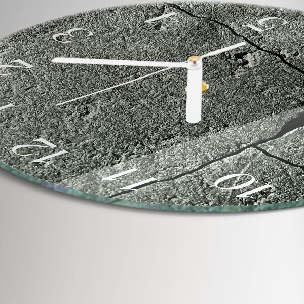 Reloj de pared redondo Piedra natural