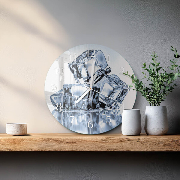 Reloj de pared redondo Hielo