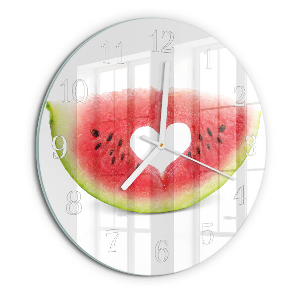 Reloj de pared redondo Sandía