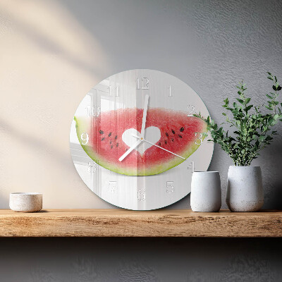 Reloj de pared redondo Sandía
