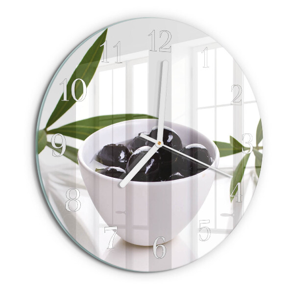 Reloj de pared redondo Aceitunas