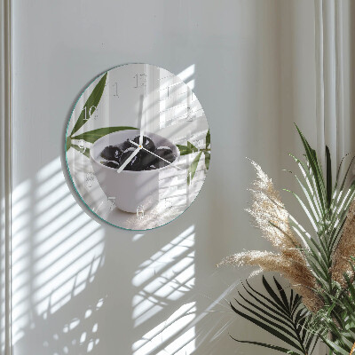 Reloj de pared redondo Aceitunas