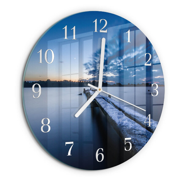 Reloj de pared redondo Paisaje