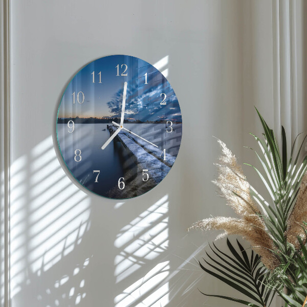 Reloj de pared redondo Paisaje