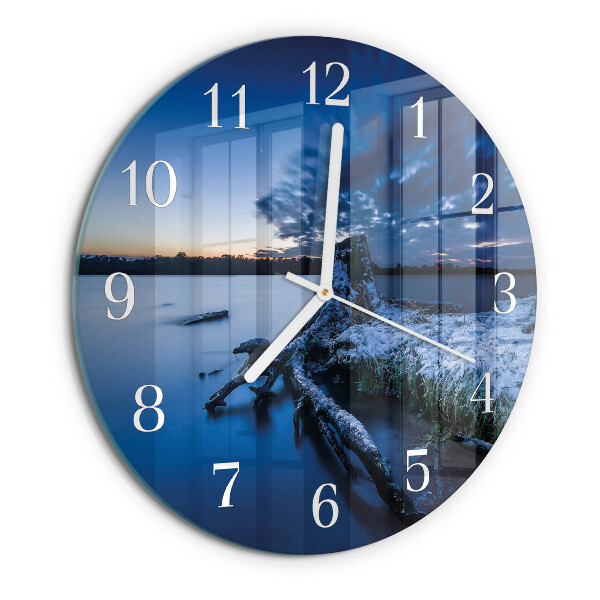 Reloj de pared redondo Paisaje