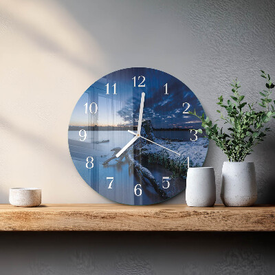 Reloj de pared redondo Paisaje