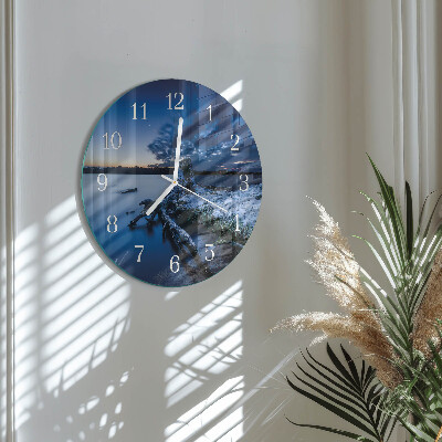 Reloj de pared redondo Paisaje