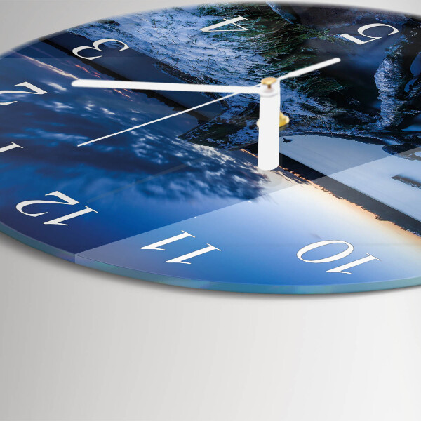 Reloj de pared redondo Paisaje