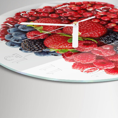 Reloj de pared redondo Fruta