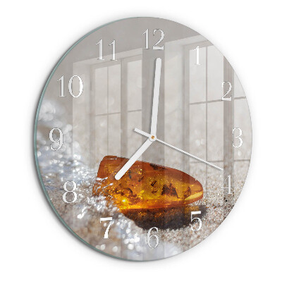 Reloj de pared redondo Ámbar