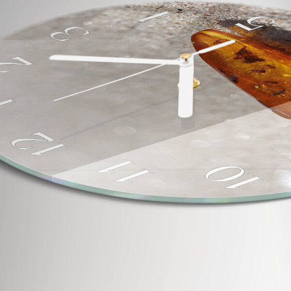 Reloj de pared redondo Ámbar