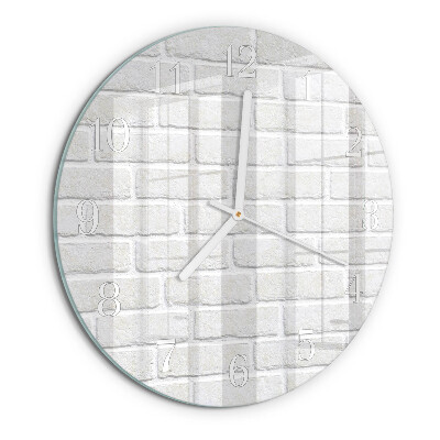 Reloj de pared redondo Ladrillo