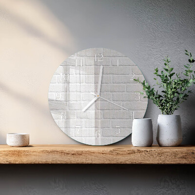 Reloj de pared redondo Ladrillo