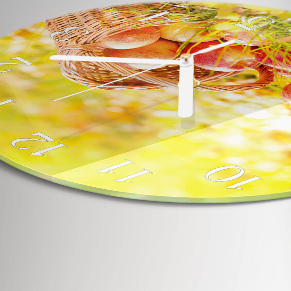 Reloj de pared redondo Manzanas