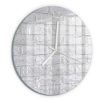 Reloj de pared redondo Ladrillo