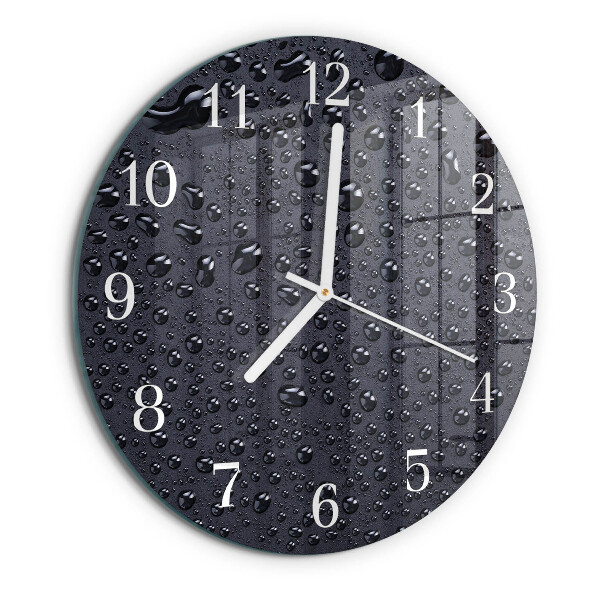 Reloj de pared redondo Gotas
