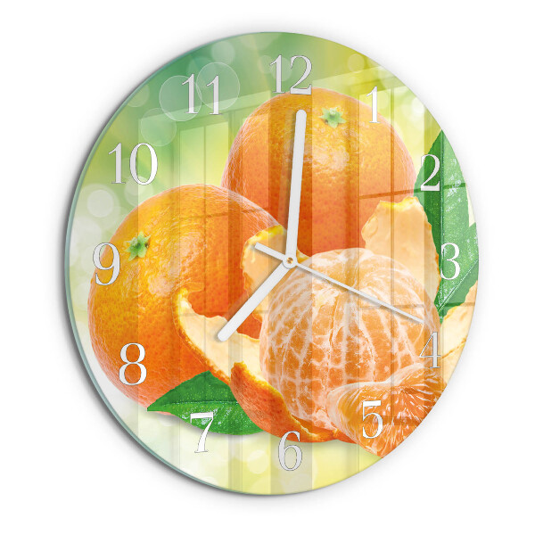 Reloj de pared redondo Naranjas