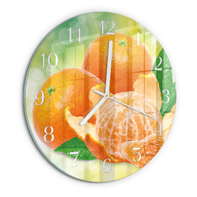 Reloj de pared redondo Naranjas