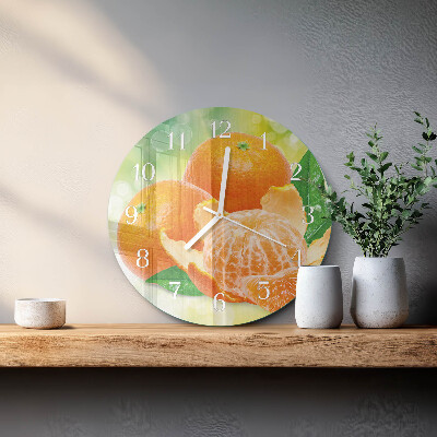 Reloj de pared redondo Naranjas