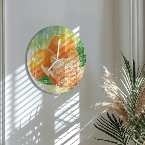 Reloj de pared redondo Naranjas