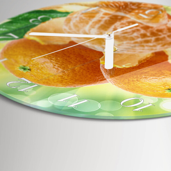 Reloj de pared redondo Naranjas