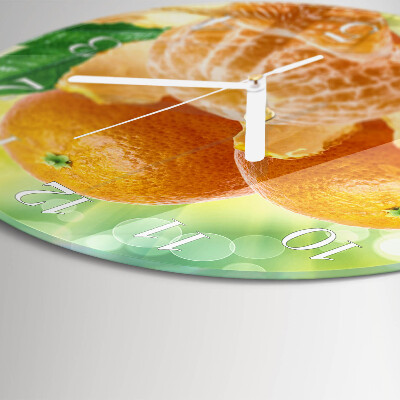 Reloj de pared redondo Naranjas