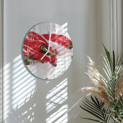 Reloj de pared redondo Chiles