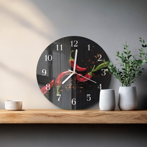 Reloj de pared redondo Chiles