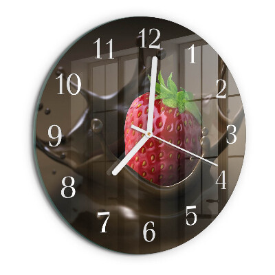 Reloj de pared redondo Chocolate
