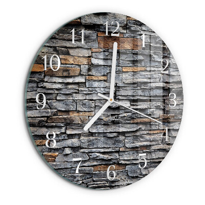 Reloj de pared redondo Escoria de huella