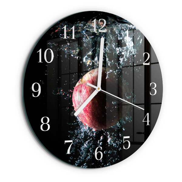 Reloj de pared redondo Manzana