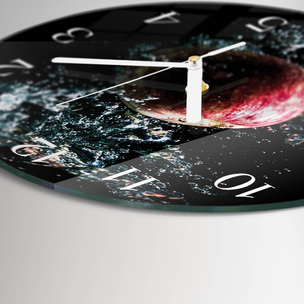 Reloj de pared redondo Manzana
