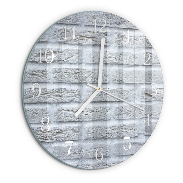 Reloj de pared redondo Escoria de huella
