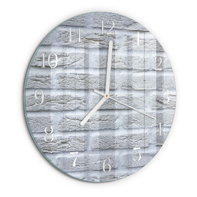 Reloj de pared redondo Escoria de huella