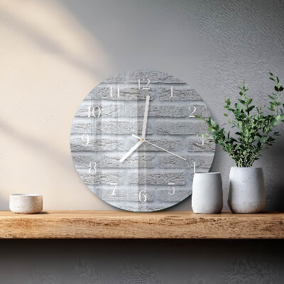 Reloj de pared redondo Escoria de huella