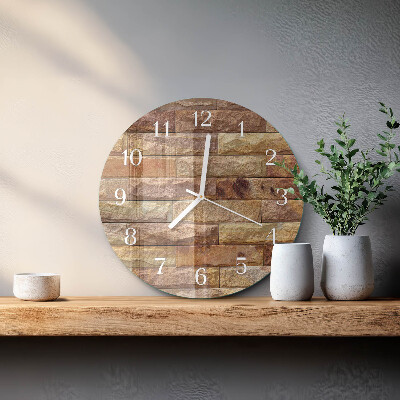 Reloj de pared redondo Ladrillo