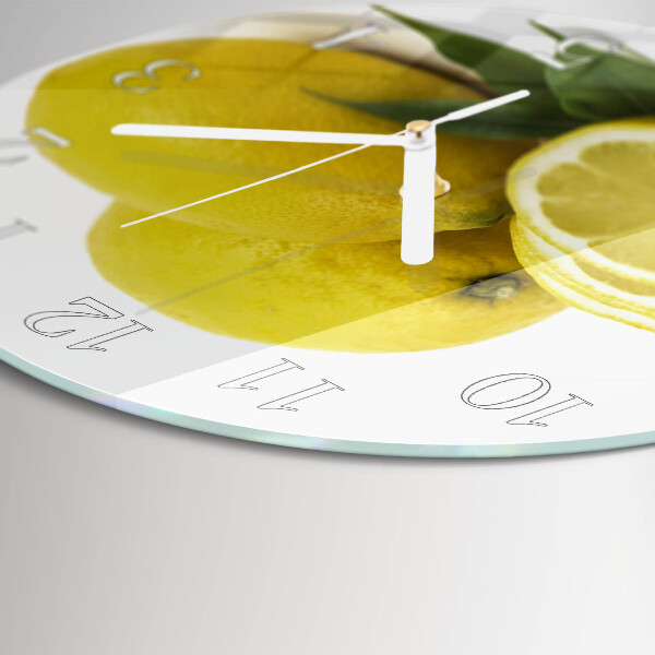 Reloj de pared redondo Limones