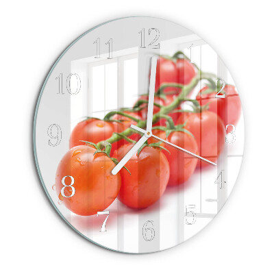 Reloj de pared redondo Tomates