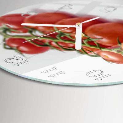 Reloj de pared redondo Tomates