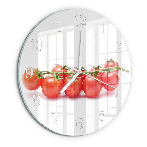 Reloj de pared redondo Tomates