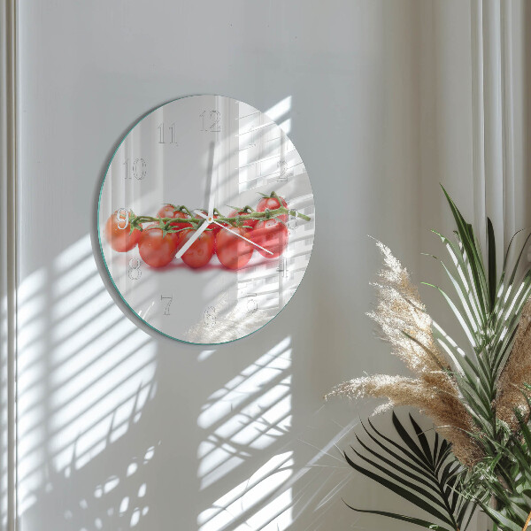 Reloj de pared redondo Tomates