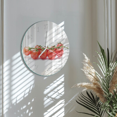Reloj de pared redondo Tomates