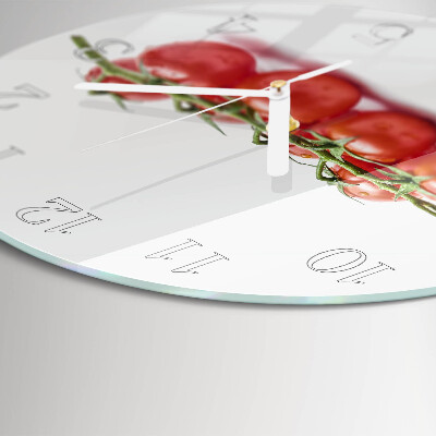 Reloj de pared redondo Tomates