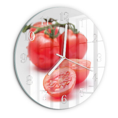 Reloj de pared redondo Tomates