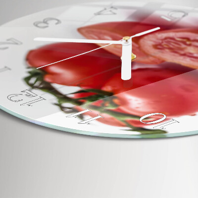 Reloj de pared redondo Tomates