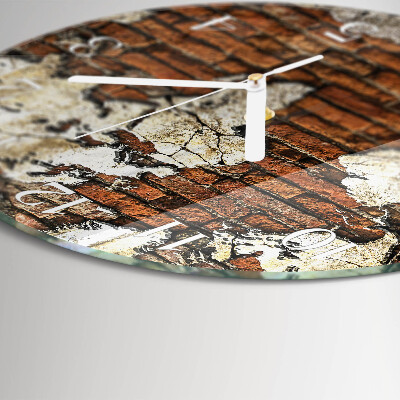 Reloj de pared redondo Continentes