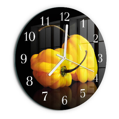 Reloj de pared redondo Pimienta